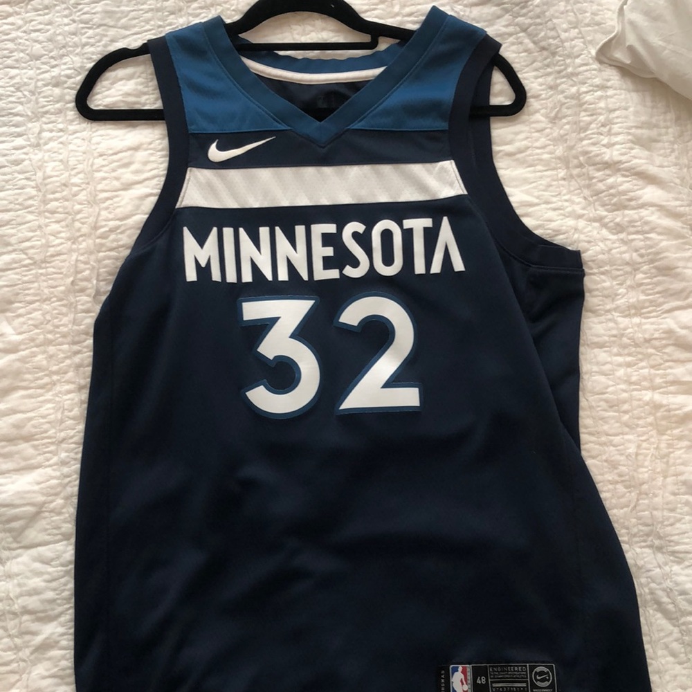 Men's Minnesota Timberwolves Basketball Jersey - Karl-Anthony Towns - Size L